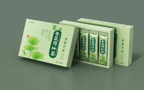 盒畔包装设计公司分享冬瓜荷叶瘦身茶包装设计 麦享锐普的“轻”松魅力